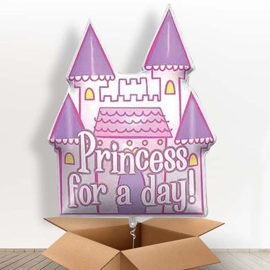 Princess Castle Balloon in a Box (Princess for a Day) - 1 x Giant Balloon | Party Save Smile