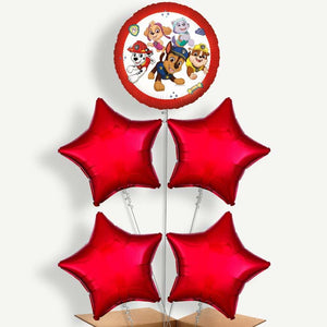 Paw Patrol Ready for Action 5 Helium Cluster Balloons