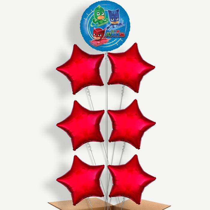 PJ Masks Blue Balloon Arrangement Inflated with Helium | Party Save Smile
