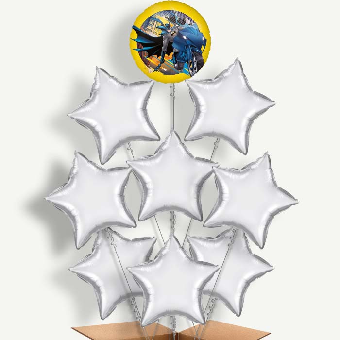 Batman Rogue Rage Balloon Bundle Inflated with Helium | Party Save Smile