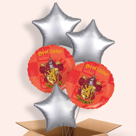 Harry Potter Hogwarts Helium Balloon in a Box - 5 Balloons | Party Save Smile