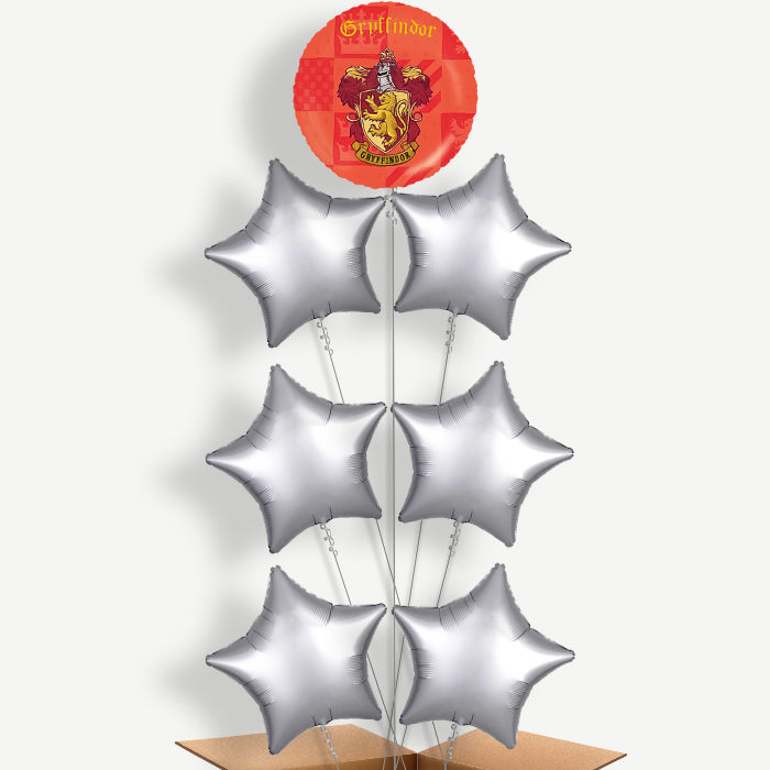 Harry Potter Hogwarts Balloon Arrangement Inflated with Helium | Party Save Smile