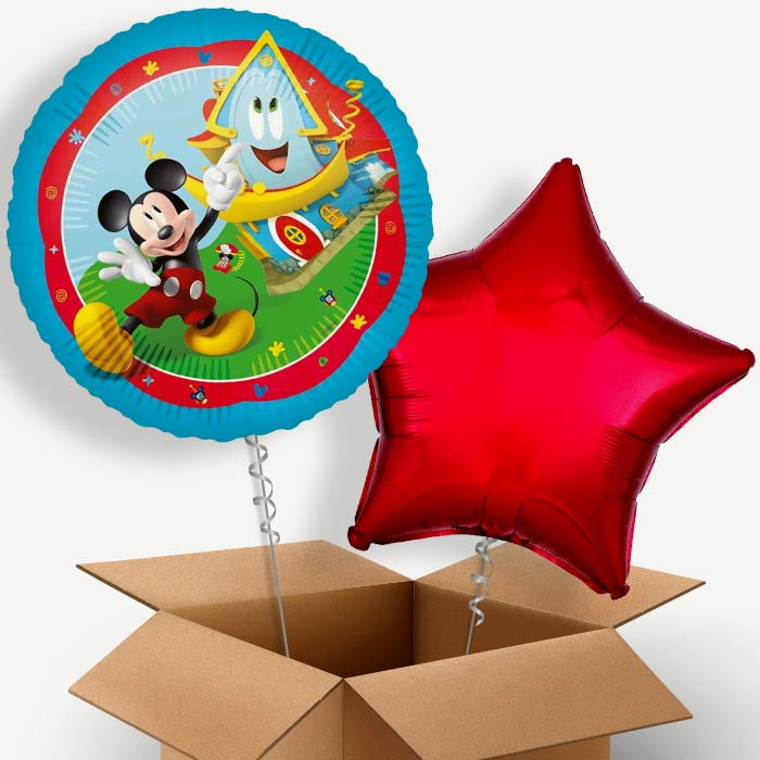 Mickey Mouse Rock the House Helium Balloon Pair | Party Save Smile