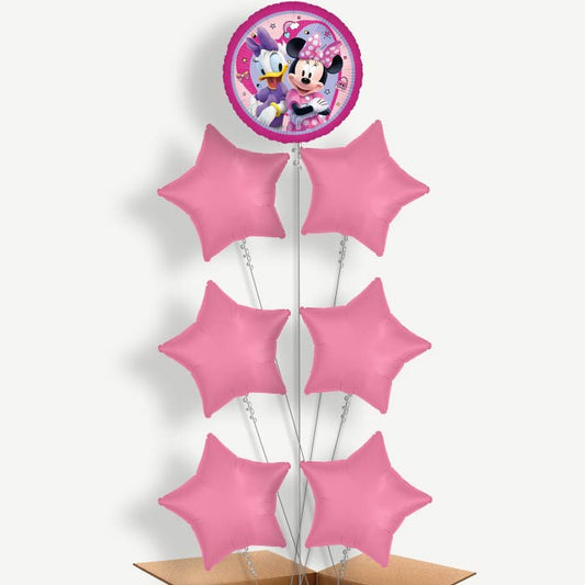 Minnie Mouse & Daisy Helium Balloon Arrangement | Party Save Smile
