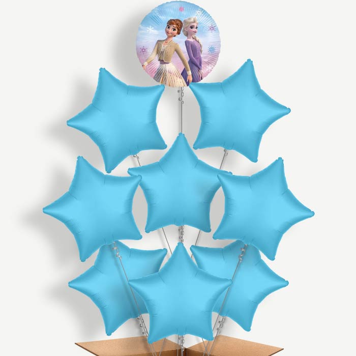 Frozen 2 Balloon Bundle Inflated with Helium | Party Save Smile
