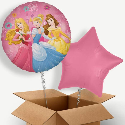 Disney Ariel, Belle and Cinderella Helium Balloon Duo | Party Save Smile