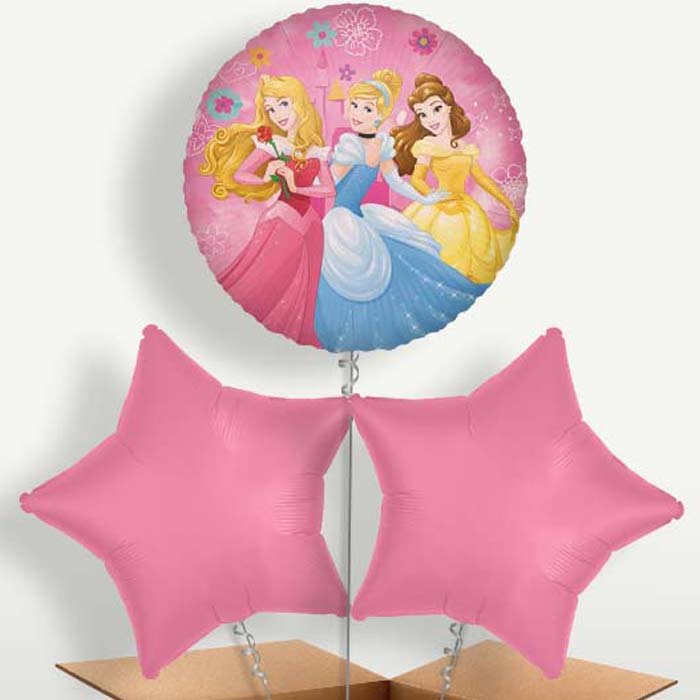 Disney Ariel, Belle & Cinderella Trio Balloon Bunch | Party Save Smile