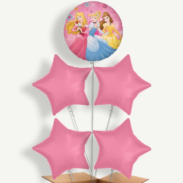 Disney Ariel, Belle & Cinderella Helium Cluster Balloons | Party Save Smile