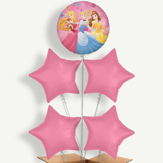 Disney Ariel, Belle & Cinderella Helium Cluster Balloons | Party Save Smile
