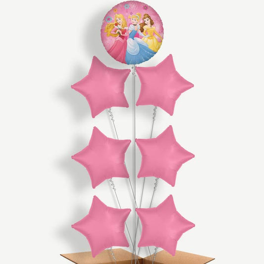 Disney Ariel, Belle & Cinderella Helium Balloon Arrangement | Party Save Smile