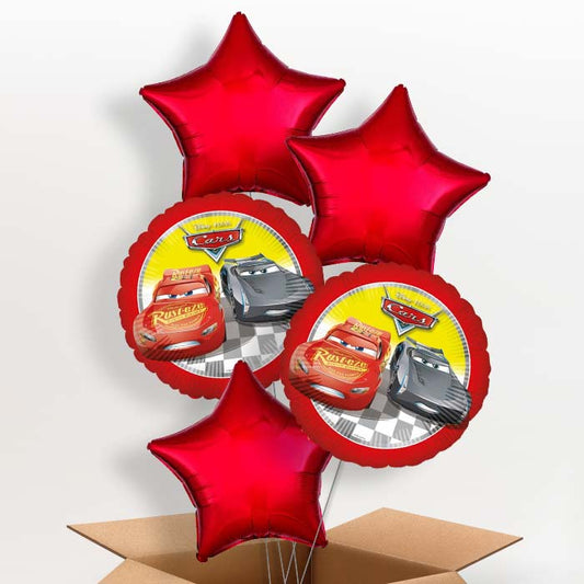 Cars Lightning McQueen and Jackson Storm Helium Balloon in a Box - 5 Balloon | Party Save Smile