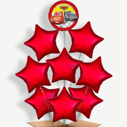 Cars Lightning McQueen & Jackson Storm Helium Balloon Bundle | Party Save Smile