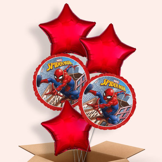 Ultimate Spiderman Helium Balloon in a Box - 5 Balloons | Party Save Smile