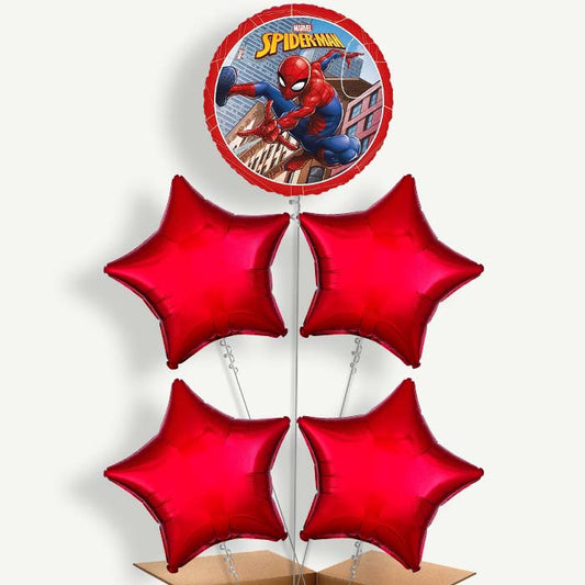 Ultimate Spiderman Helium Cluster Balloons | Party Save Smile