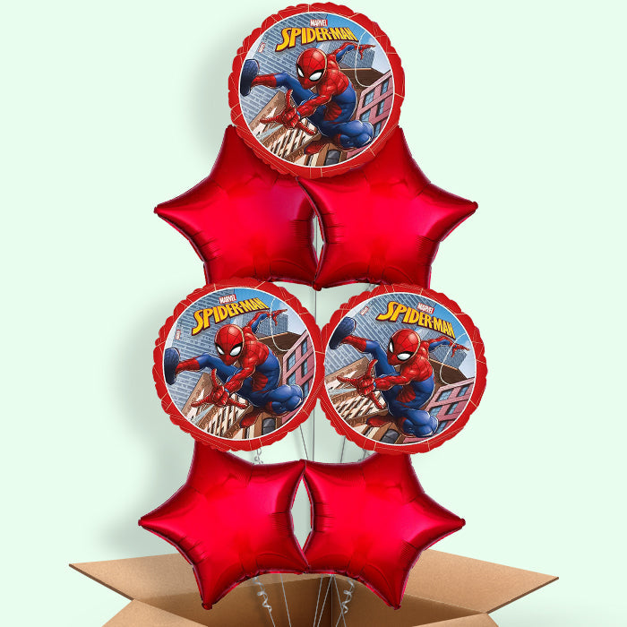 Ultimate Spiderman Helium Balloon in a Box - 7 Balloons | Party Save Smile