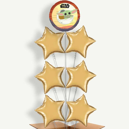 Star Wars The Mandalorian Helium Balloon Arrangement | Party Save Smile