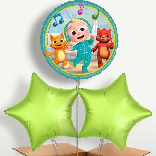 Cocomelon Bunch of Balloons inflated with Helium | Party Save Smile