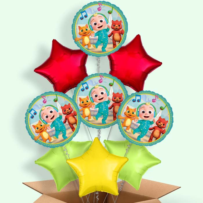 Cocomelon Helium Balloon in a Box - 9 Balloon | Party Save Smile