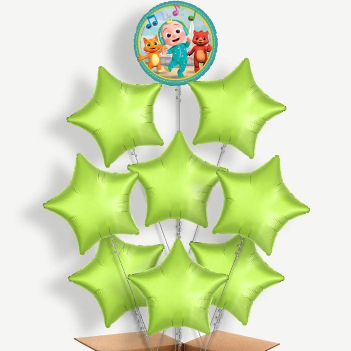 Cocomelon Balloon Bundle Inflated with Helium | Party Save Smile