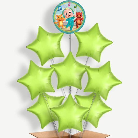 Cocomelon Balloon Bundle Inflated with Helium | Party Save Smile