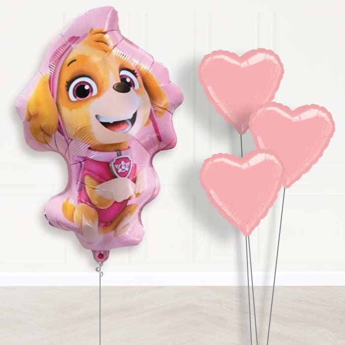 Giant Skye Shaped Balloon Bouquet Delivery - Plain Bouquet | Party Save Smile