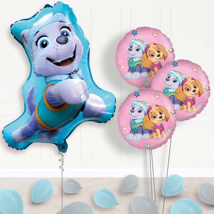 Giant Everest Paw Patrol Balloon Bouquet Delivery - Themed Bouquet and Latex | Party Save Smile