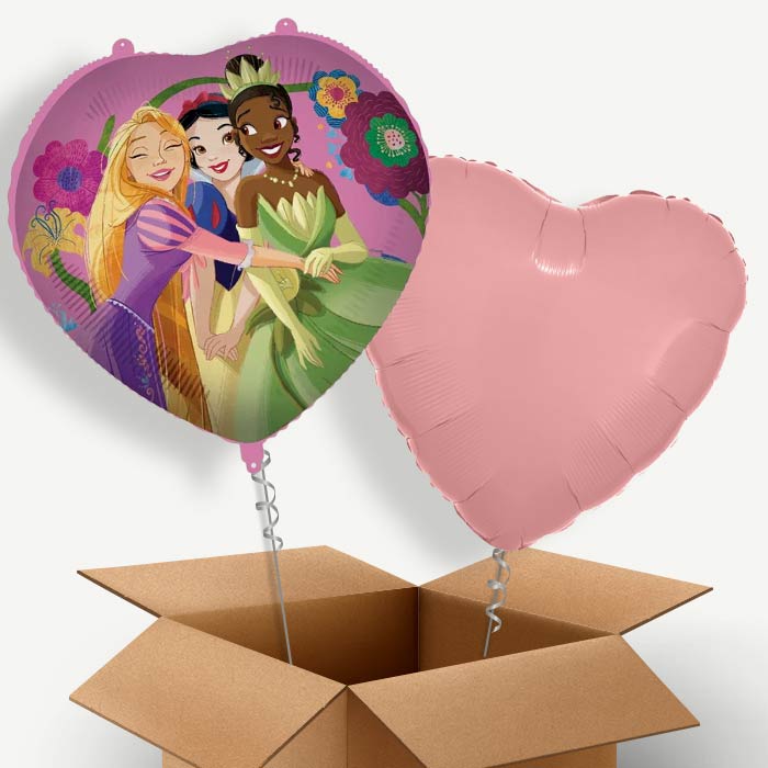 Disney Snow White, Rapunzel and Tiana Helium Balloon Duo | Party Save Smile
