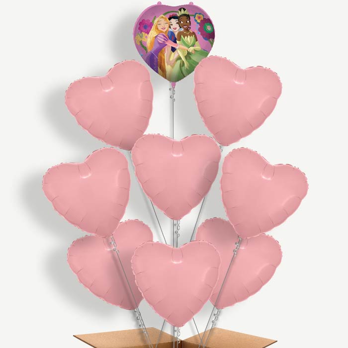 Disney Snow White, Rapunzel & Tiana Helium Balloon Bundle | Party Save Smile