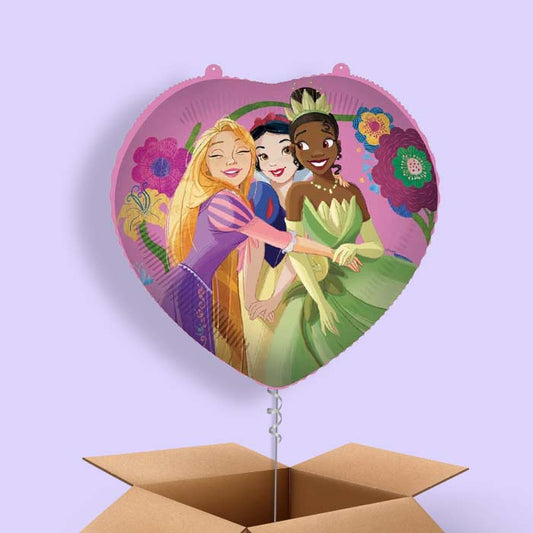 Disney Snow White, Rapunzel and Tiana Foil Balloon in a Box