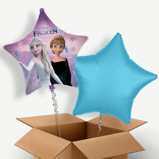 Frozen Wind Spirit Star Helium Balloon Duo | Party Save Smile