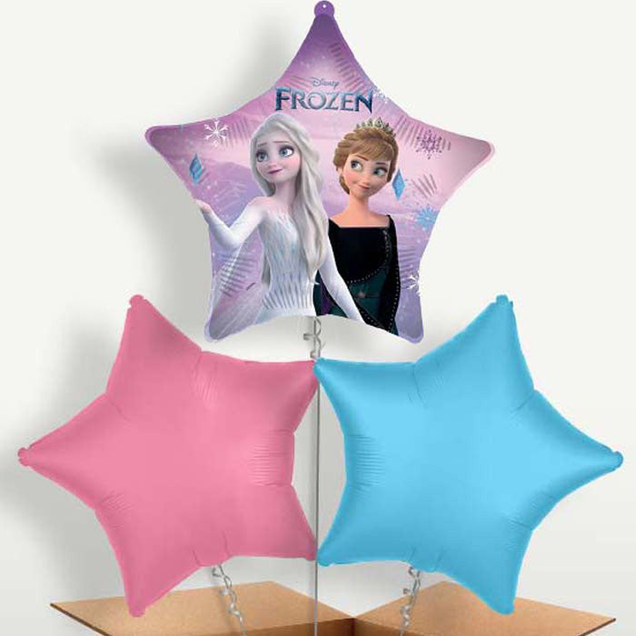 Frozen Wind Spirit Star Trio Balloon Bunch | Party Save Smile