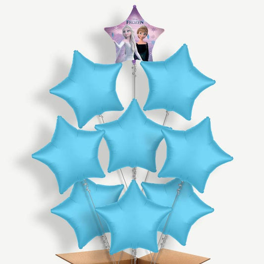 Frozen Wind Spirit Star Helium Balloon Bundle | Party Save Smile