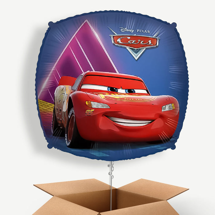 Cars Lightning McQueen Helium Balloon in a Box - 1 Balloon | Party Save Smile