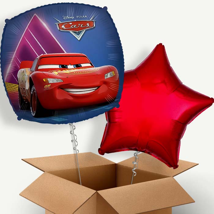 Cars Lightning McQueen Helium Balloon Duo | Party Save Smile