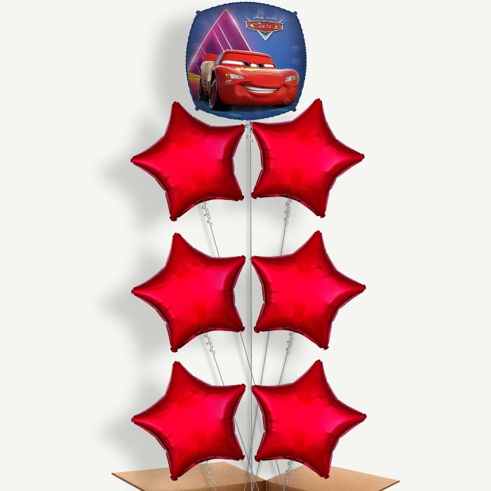 Cars Lightning McQueen Helium Balloon Arrangement | Party Save Smile