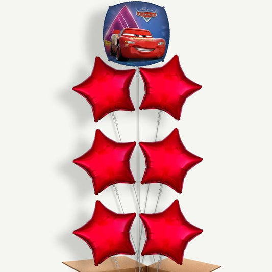 Cars Lightning McQueen Helium Balloon Arrangement | Party Save Smile