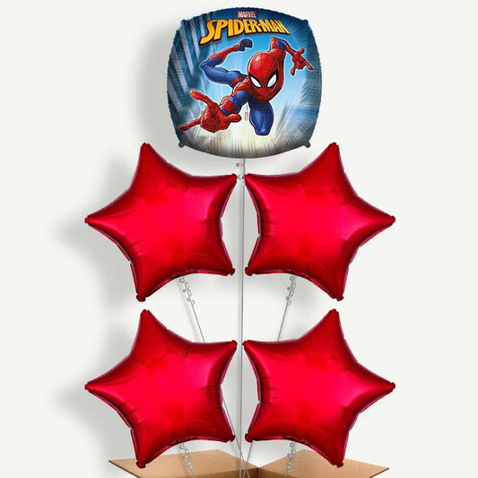 Spiderman Helium Balloon Cluster  | Party Save Smile