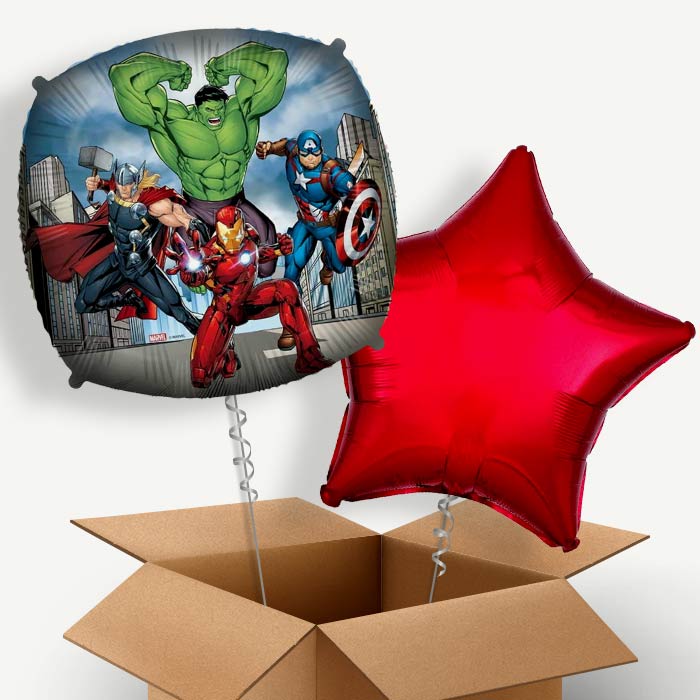 Avengers Square Helium Balloon Two | Party Save Smile