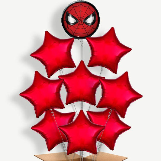 Spiderman Face Helium Balloon Bundle | Party Save Smile