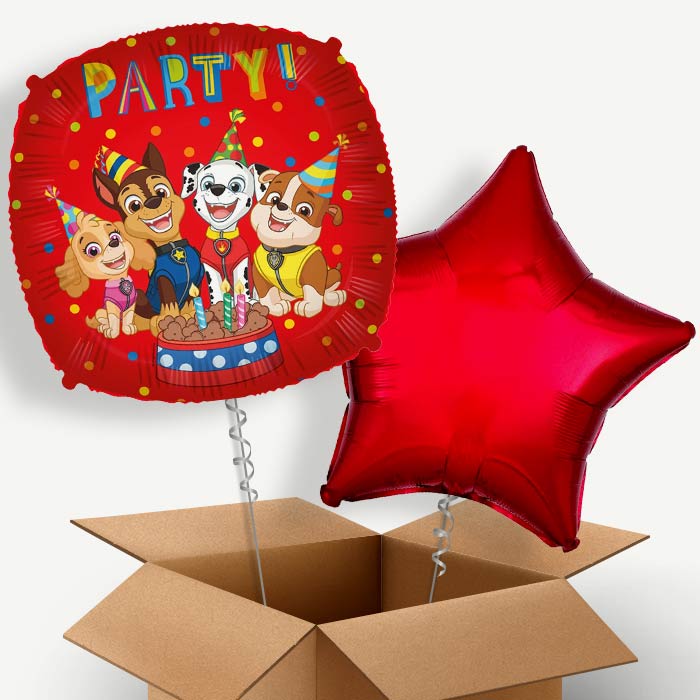 Paw Patrol Party Helium Balloon Couple | Party Save Smile