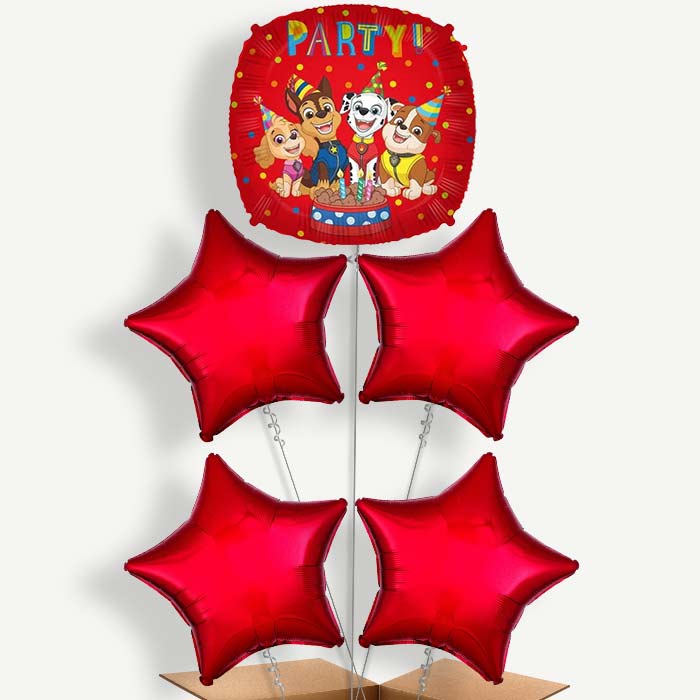 Paw Patrol Party! Balloon Cluster Inflated with Helium | Party Save Smile