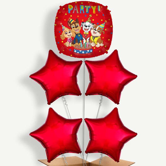 Paw Patrol Party! Balloon Cluster Inflated with Helium | Party Save Smile