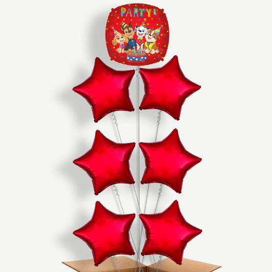 Paw Patrol Party! Balloon Arrangement Inflated with Helium | Party Save Smile