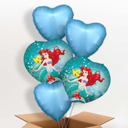 Ariel Little Mermaid Helium Balloon in a Box - 5 Balloon | Party Save Smile