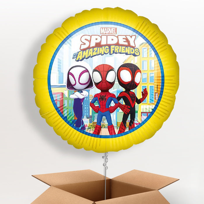 Spidey & His Amazing Friends Inflated Balloon in a Box - 1 Balloon | Party Save Smile