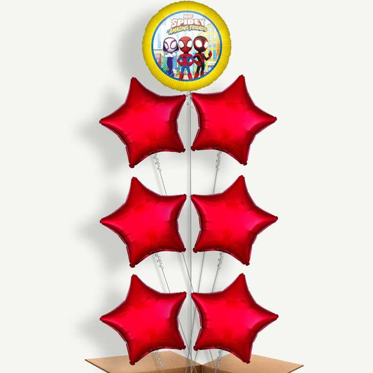 Spidey & His Amazing Friends Balloon Arrangement Helium | Party Save Smile