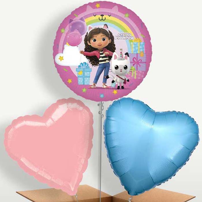 Gabby’s Dollhouse Pink Trio Balloon Bunch | Party Save Smile