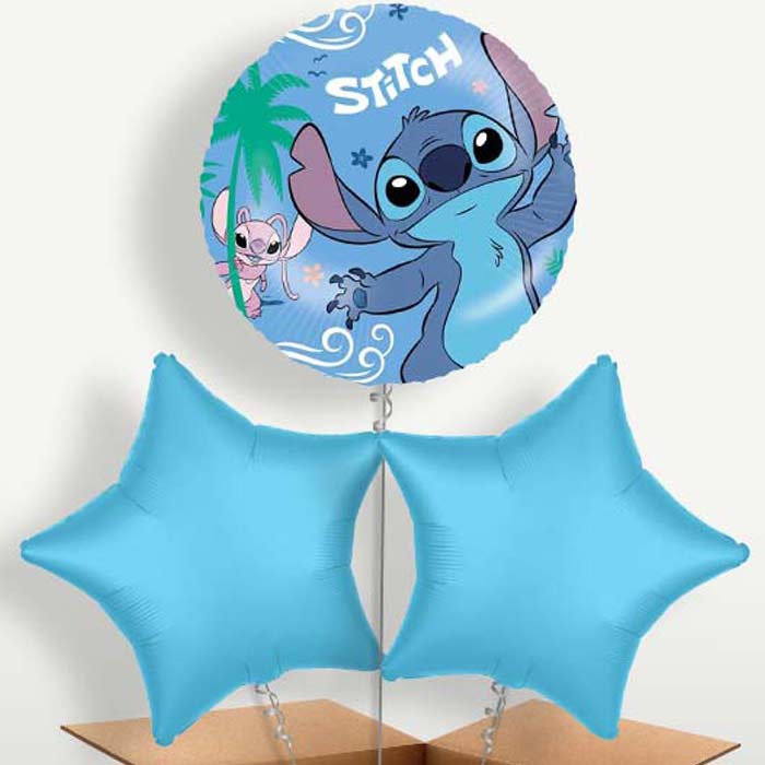 Lilo & Stitch Balloon Bunches inflated with Helium | Party Save Smile