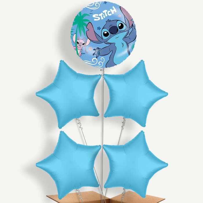 Lilo & Stitch Balloon Clusters Inflated with Helium | Party Save Smile