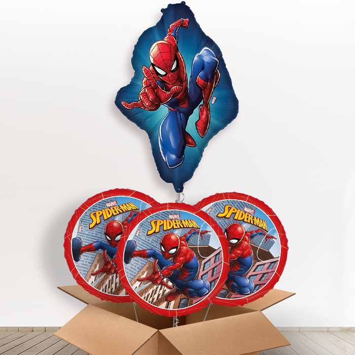 Ultimate Spiderman Giant Helium Balloon in a Box | Giant Balloon + 3 Themed Balloons | Party Save Smile